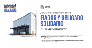 Diferencia entre fiador y obligado solidario en un arrendamiento industrial
